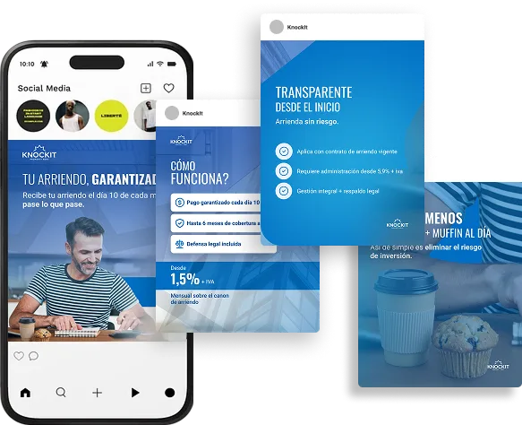 Social media mockup